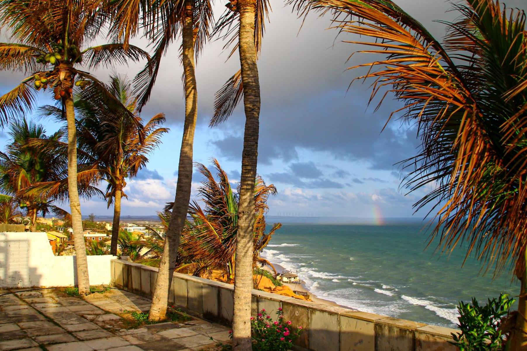 Casa Vista Ao Mar Villa Canoa Quebrada Bagian luar foto